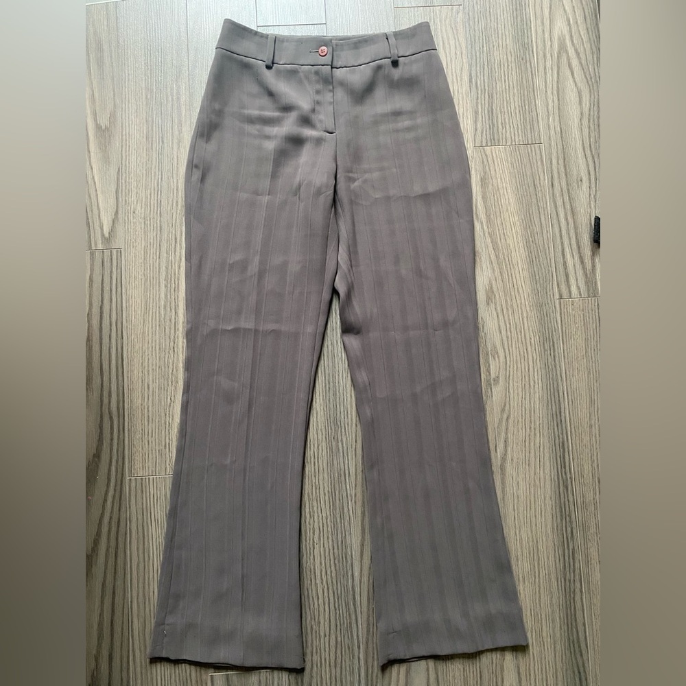 Gregory Brown Pinstripe Trousers